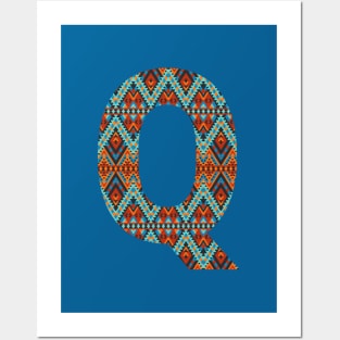 Letter Q- boho design Posters and Art